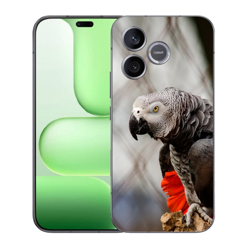 Gélový kryt mmCase na Honer 600 Lite - papagáj žako 3