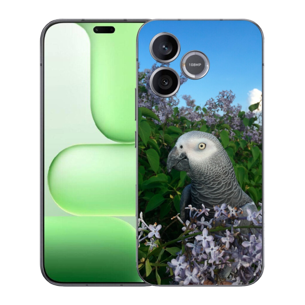 Gélový kryt mmCase na Honer 600 Lite - papagáj žako