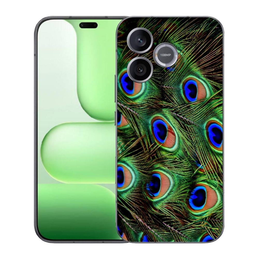 Gélový kryt mmCase na Honer 600 Lite - pávie perie