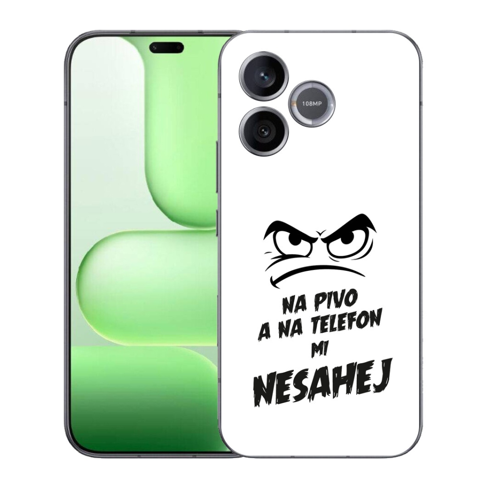 Gélový kryt mmCase na Honer 600 Lite - pivný motív 2 biele pozadie