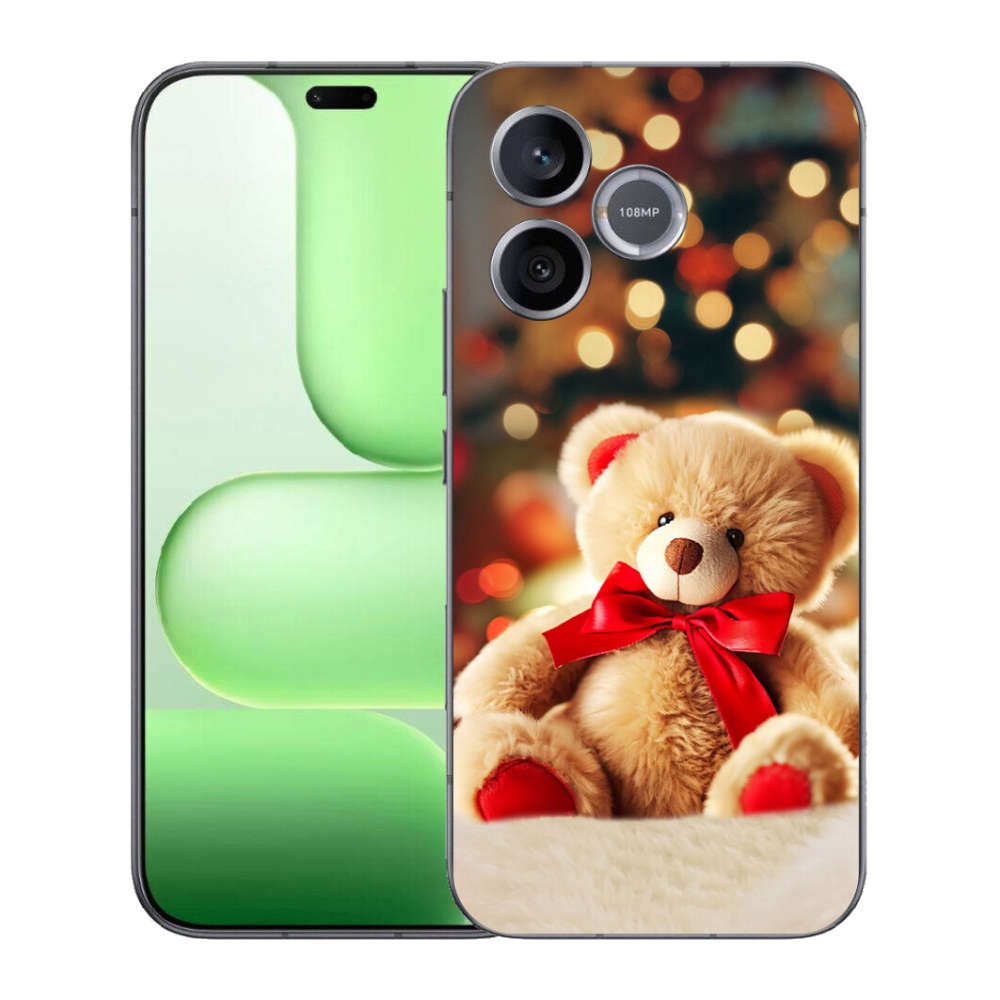 Gélový kryt mmCase na Honer 600 Lite - plyšový medvedík
