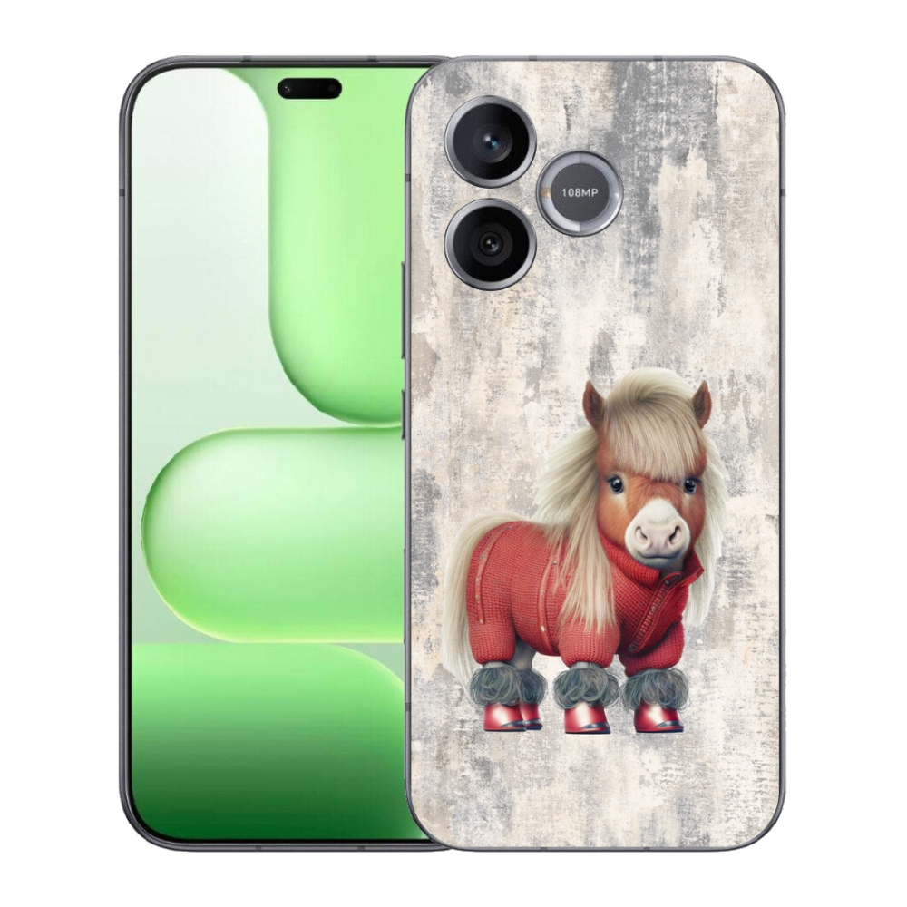 Gélový kryt mmCase na Honer 600 Lite - poník vo svetri