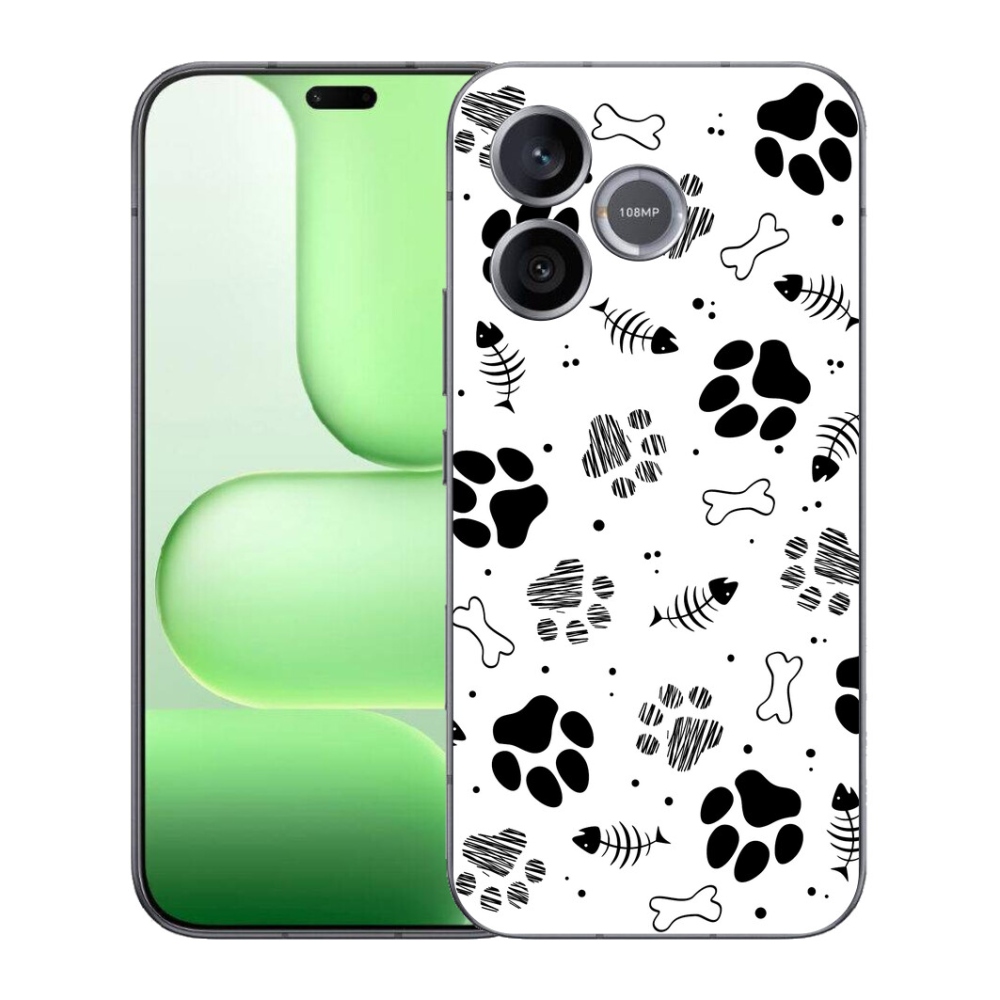 Gélový kryt mmCase na Honer 600 Lite - psie labky 1