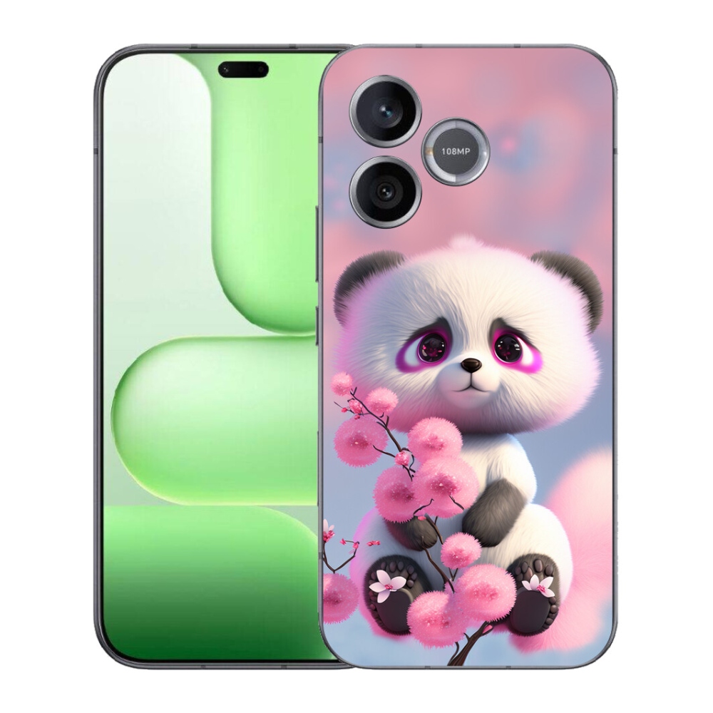 Gélový kryt mmCase na Honer 600 Lite - roztomilá panda 1