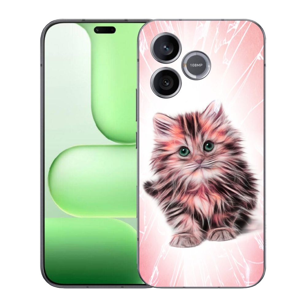 Gélový kryt mmCase na Honer 600 Lite - roztomilé mačiatko