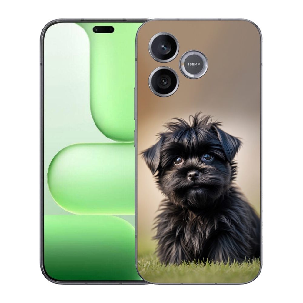 Gélový kryt mmCase na Honer 600 Lite - roztomilý čierny psík