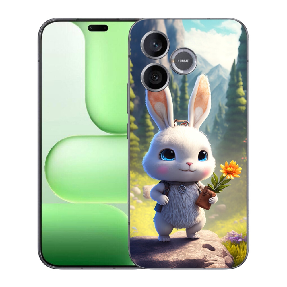 Gélový kryt mmCase na Honer 600 Lite - roztomilý zajačik