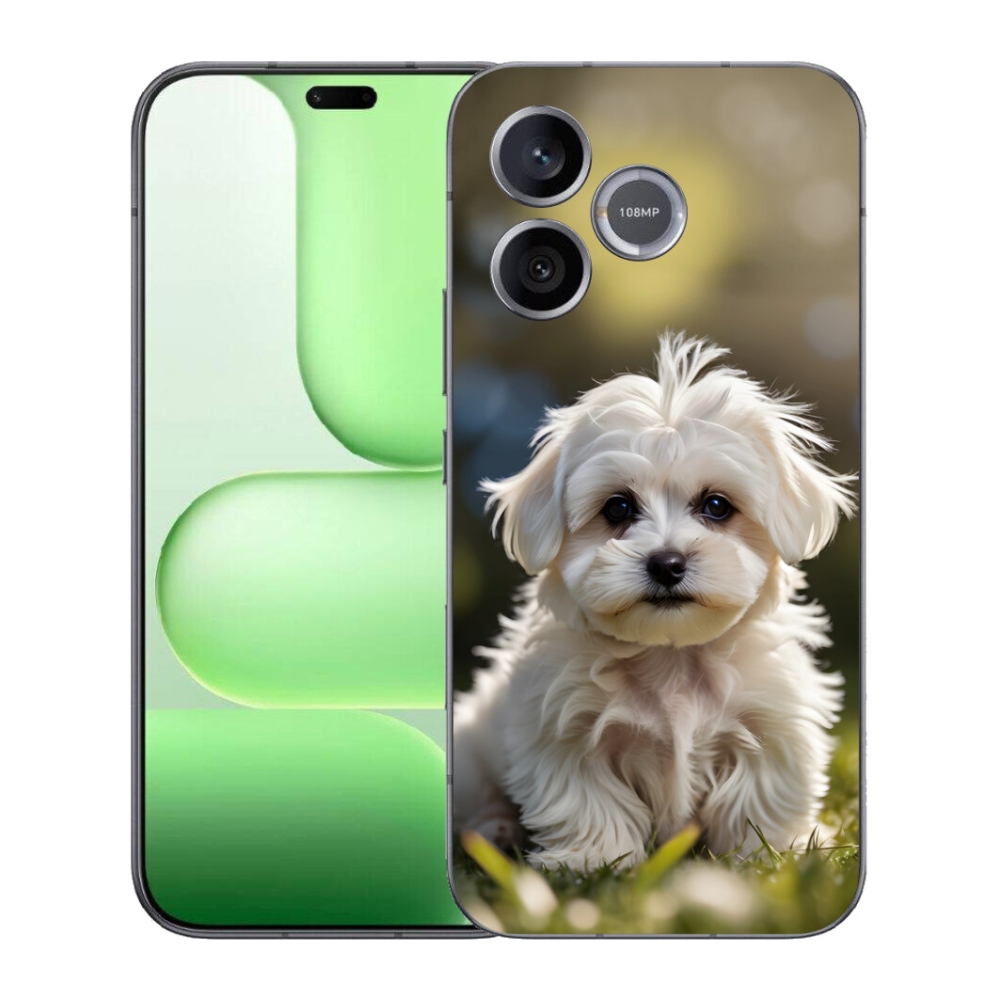 Gélový kryt mmCase na Honer 600 Lite - roztomilý maltézsky psík