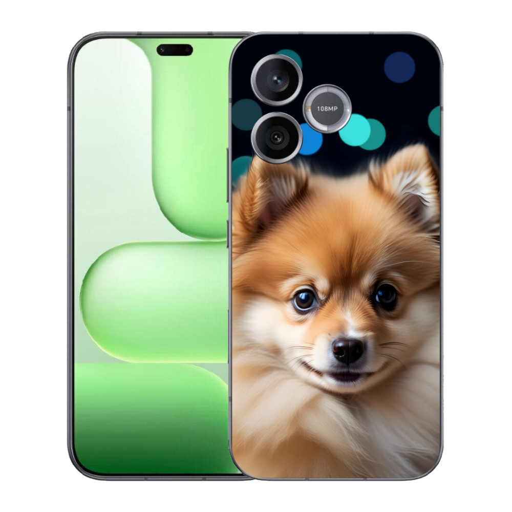 Gélový kryt mmCase na Honer 600 Lite - roztomilý pomeranian