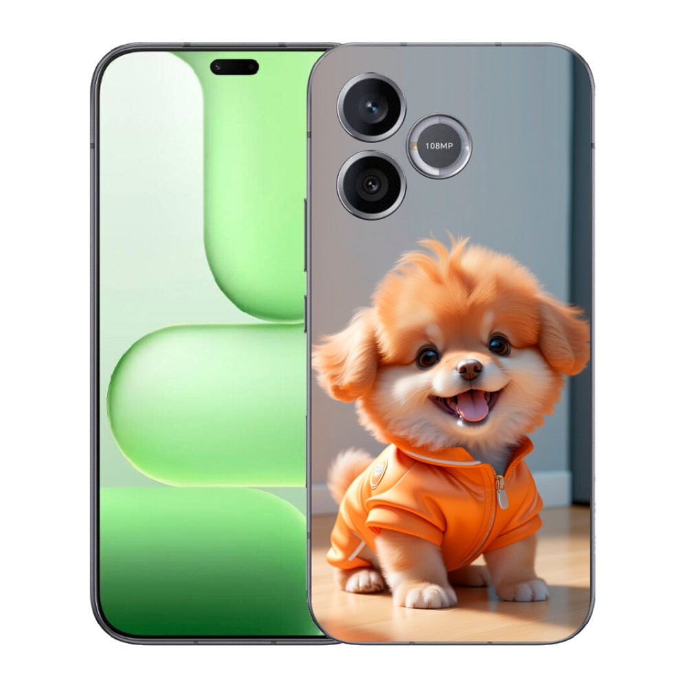 Gélový kryt mmCase na Honer 600 Lite - roztomilý pomeranian v mikine