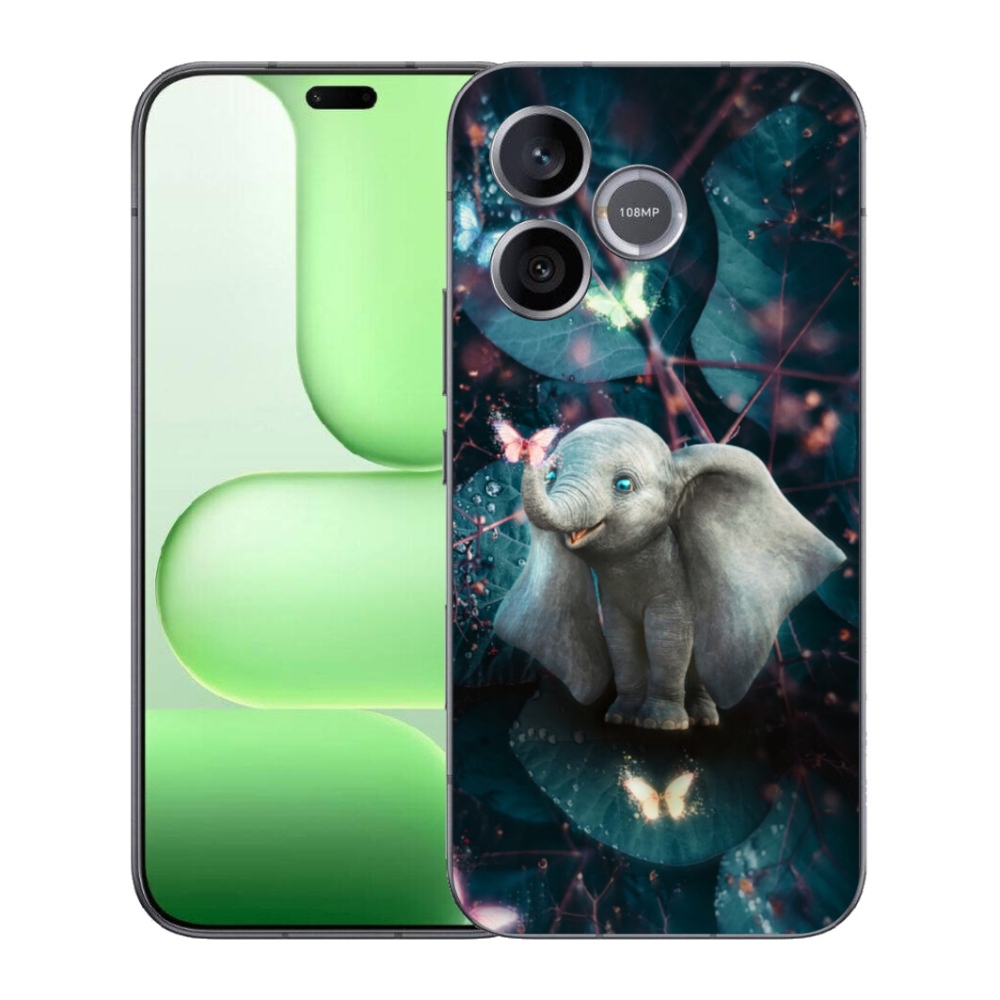 Gélový kryt mmCase na Honer 600 Lite - roztomilý slon