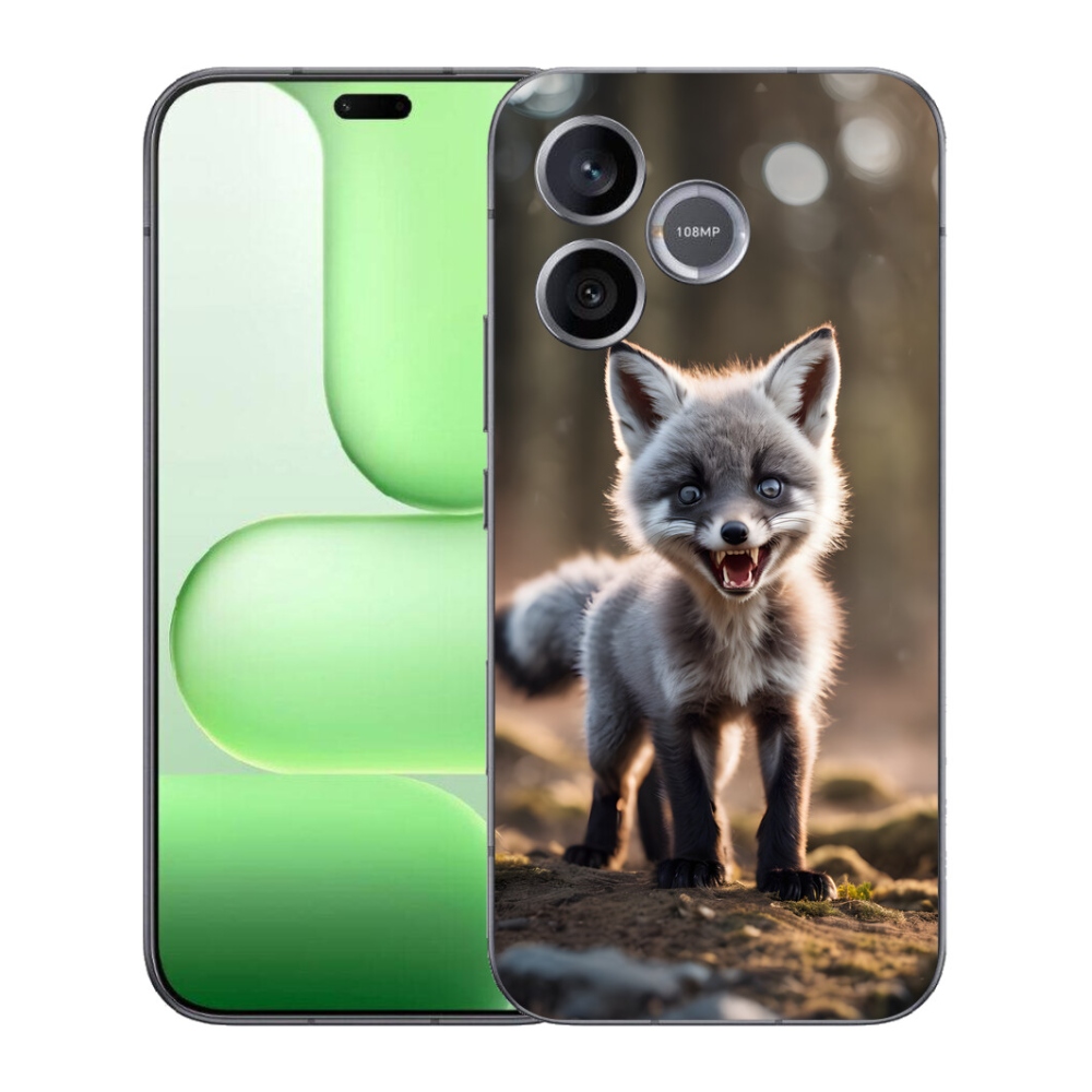 Gélový kryt mmCase na Honer 600 Lite - rozzúrená líška