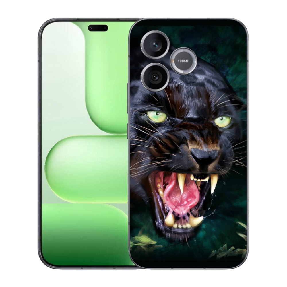 Gélový kryt mmCase na Honer 600 Lite - rozzúrený čierny panter