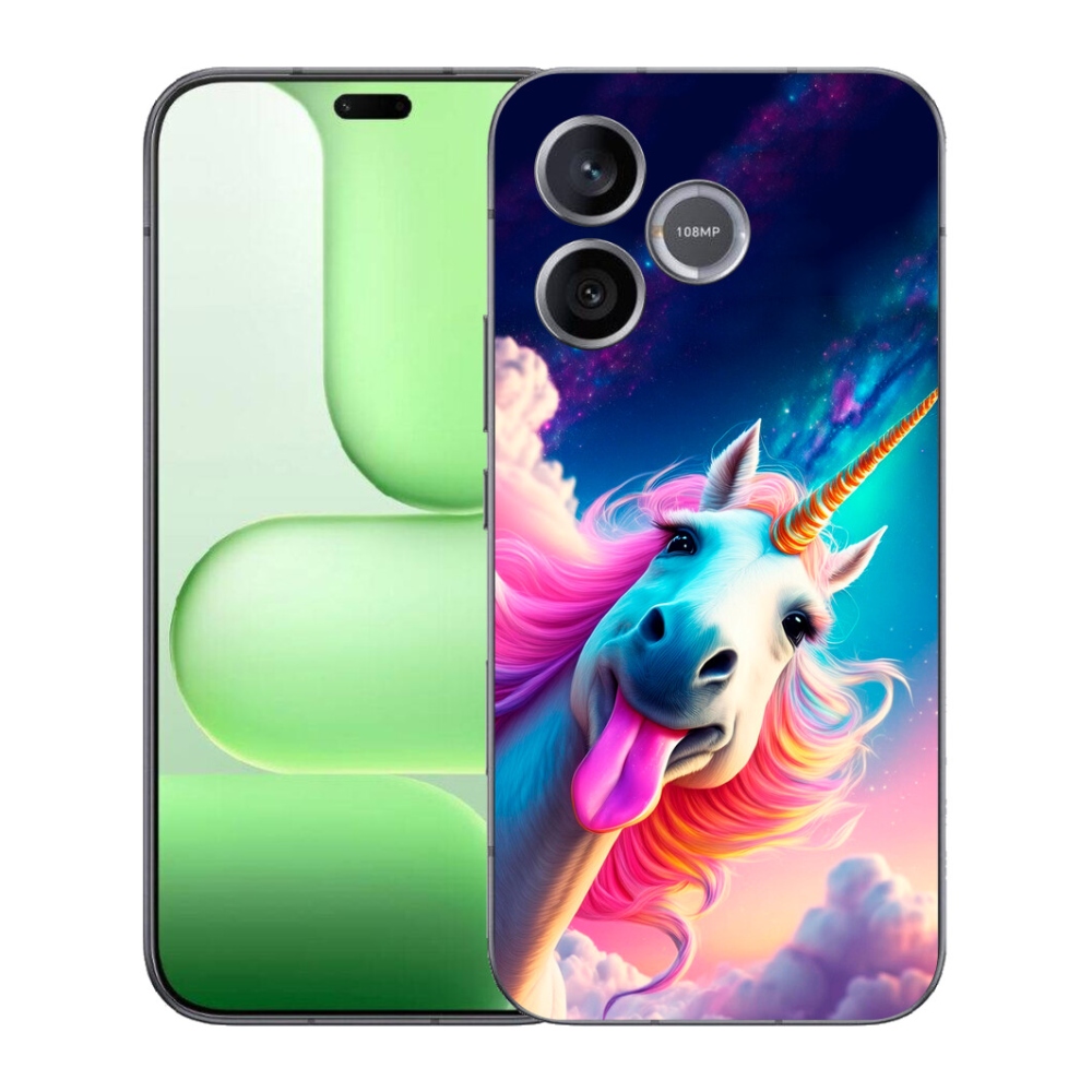 Gélový kryt mmCase na Honer 600 Lite - šialený jednorožec