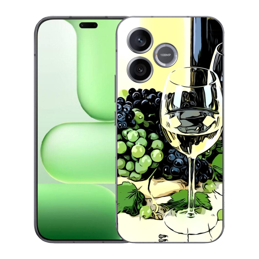 Gélový kryt mmCase na Honer 600 Lite - pohár vína