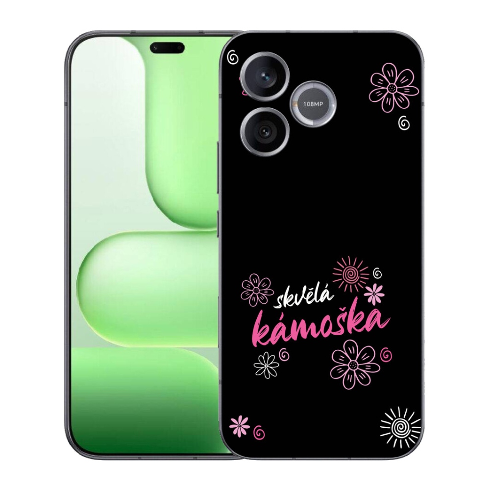 Gélový kryt mmCase na Honer 600 Lite - skvelá kamoška čierne pozadie