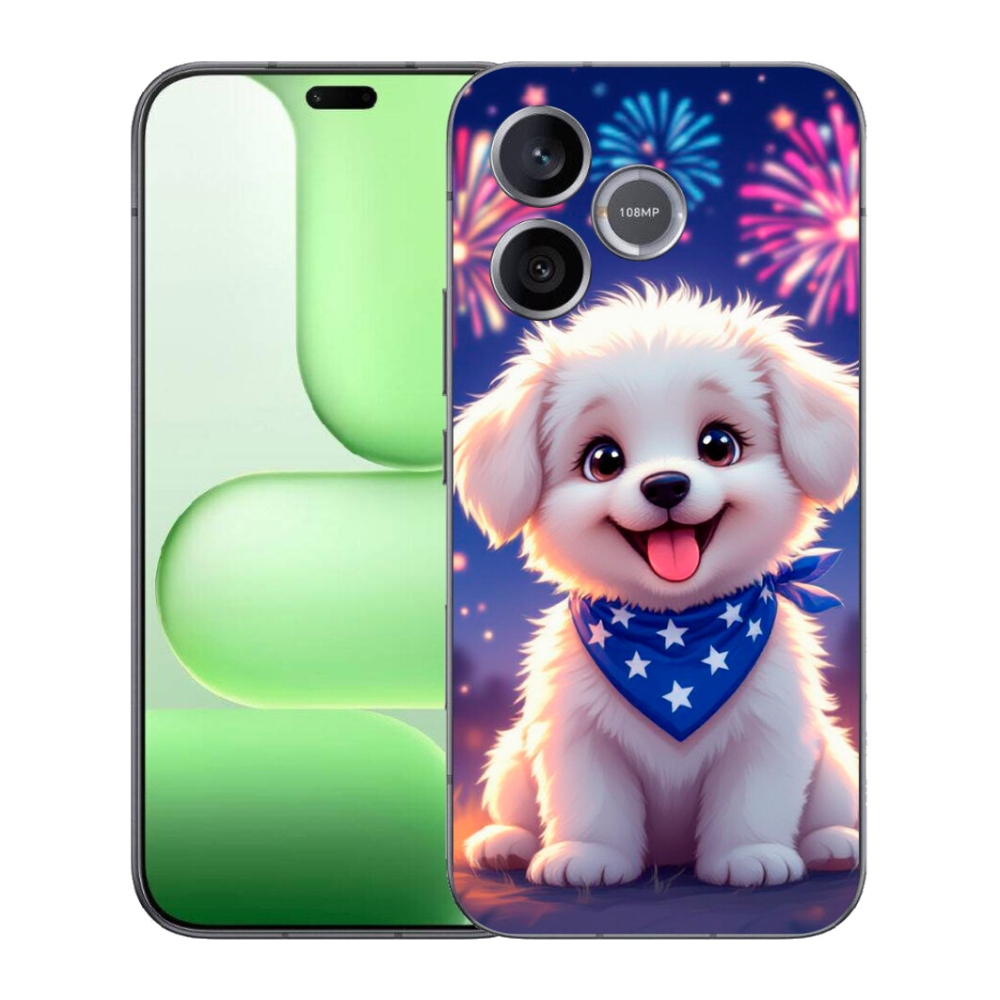 Gélový kryt mmCase na Honer 600 Lite - slávnostné šteňa