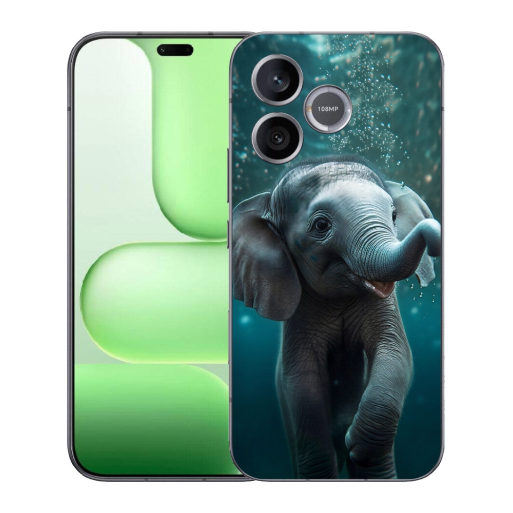 Gélový kryt mmCase na Honer 600 Lite - sloník pod vodou