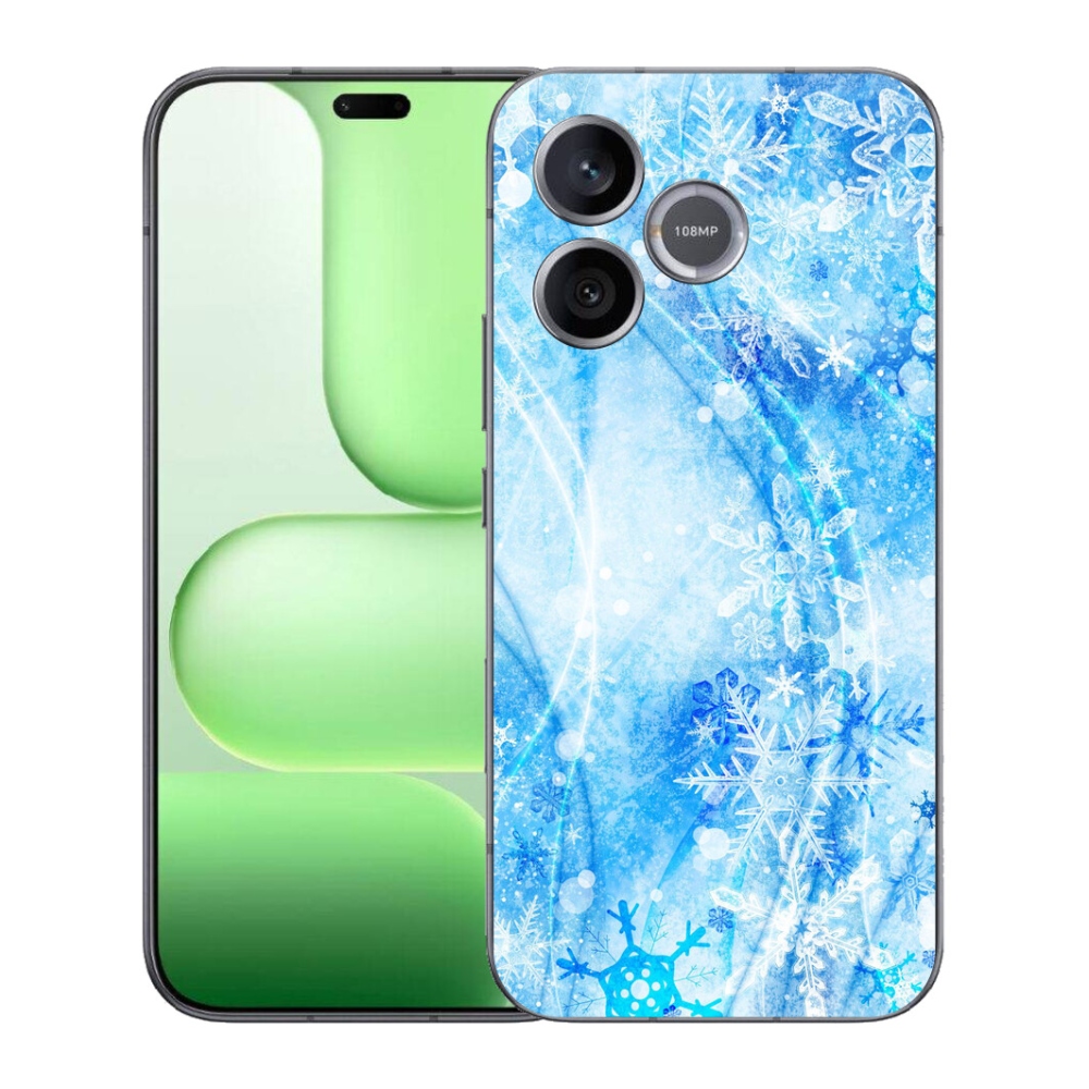 Gélový kryt mmCase na Honer 600 Lite - snehové vločky