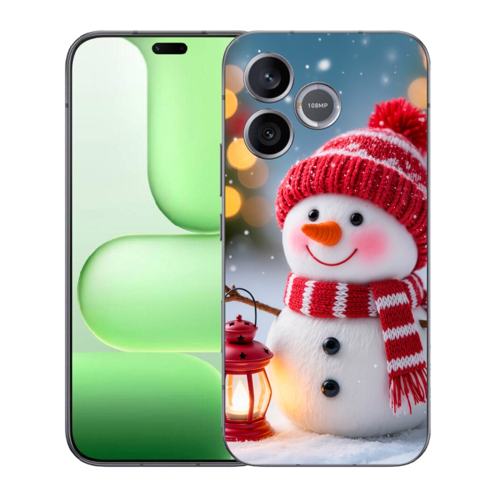Gélový kryt mmCase na Honer 600 Lite - snehuliak 2