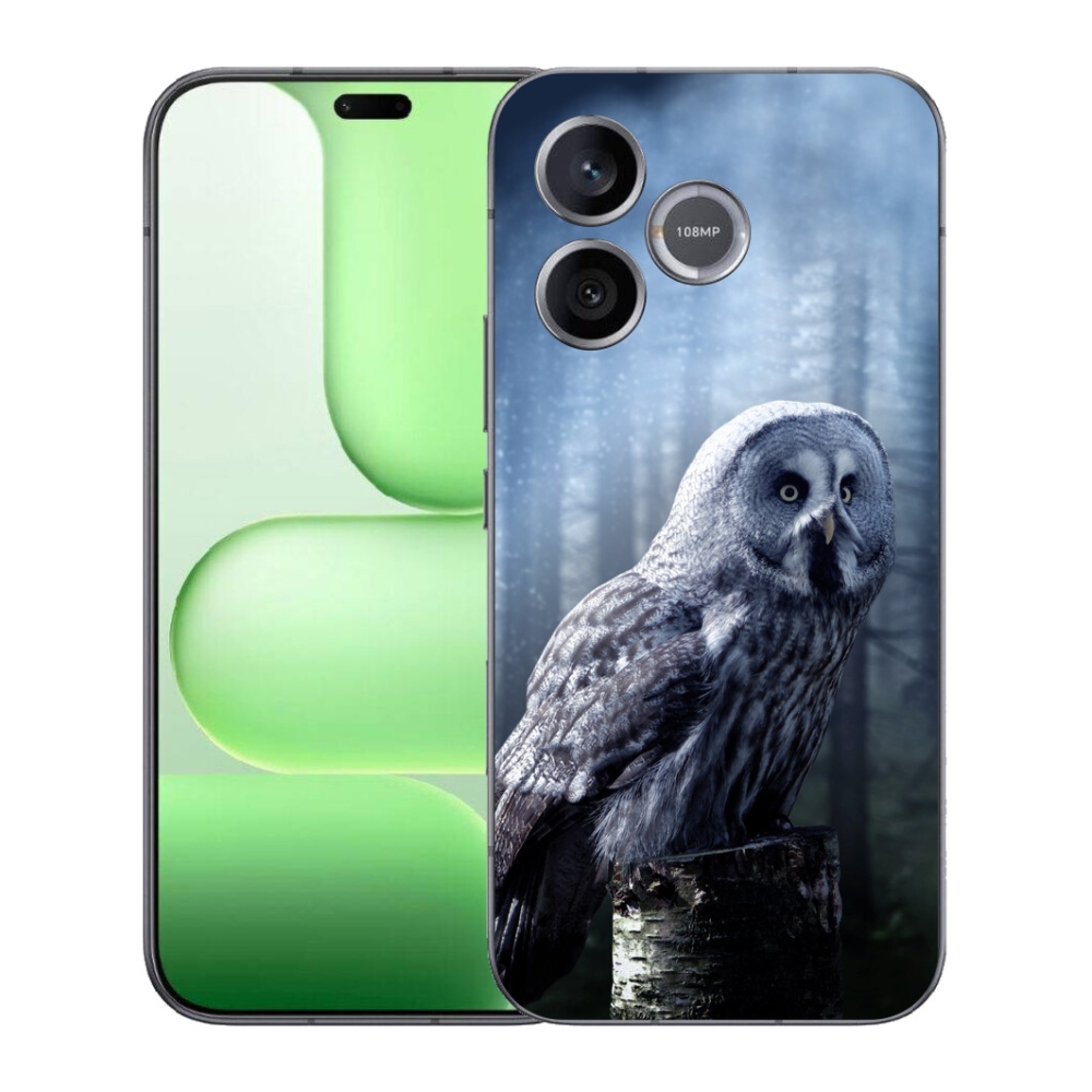 Gélový kryt mmCase na Honer 600 Lite - sova