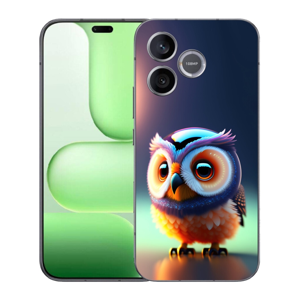 Gélový kryt mmCase na Honer 600 Lite - malá sova