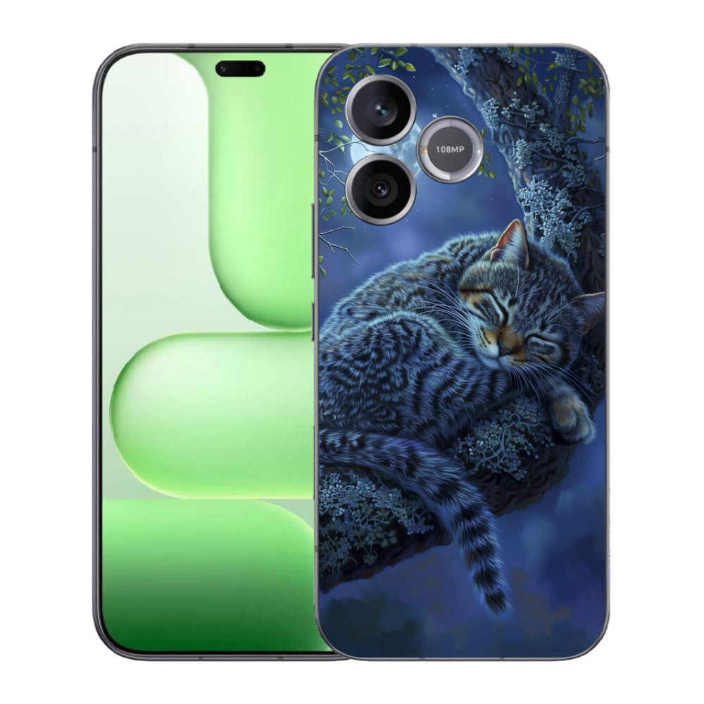 Gélový kryt mmCase na Honer 600 Lite - spiaca mačka