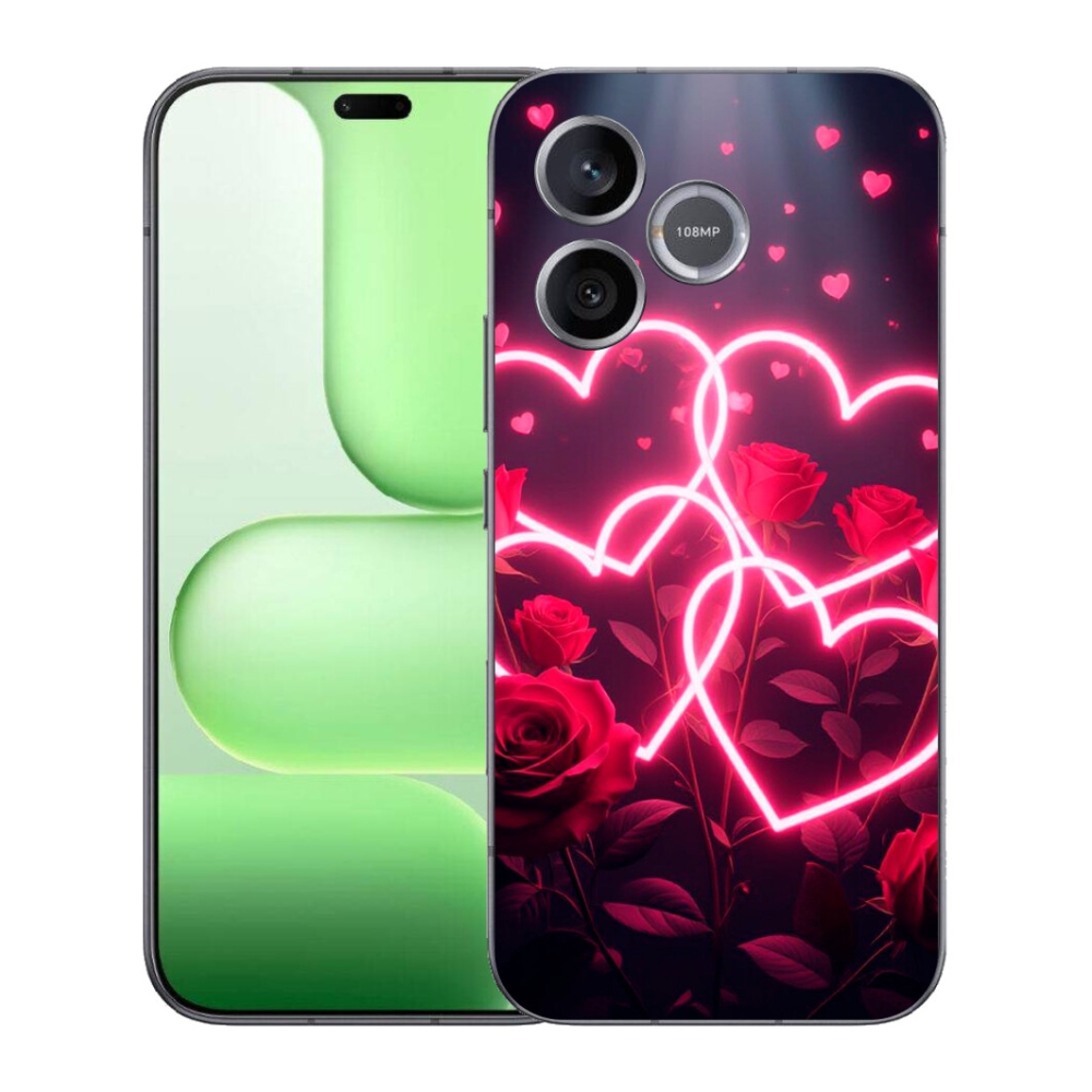 Gélový kryt mmCase na Honer 600 Lite - srdce lásky