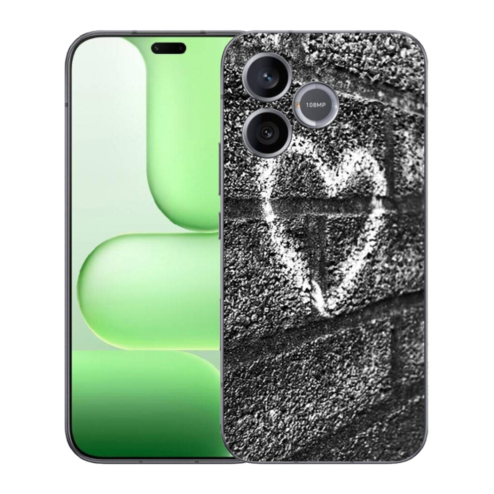 Gélový kryt mmCase na Honer 600 Lite - srdce na stene