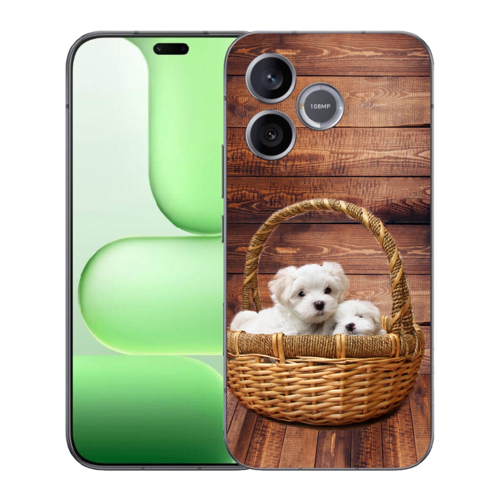 Gélový kryt mmCase na Honer 600 Lite - šteniatka