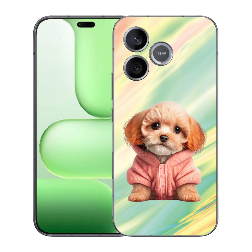 Gélový kryt mmCase na Honer 600 Lite - šteňa vo svetri