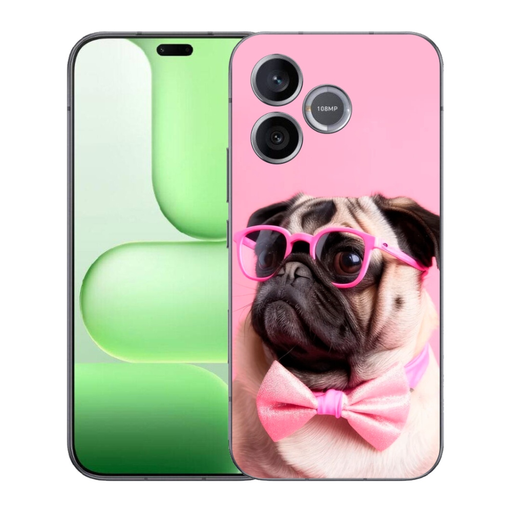Gélový kryt mmCase na Honer 600 Lite - štýlový mops