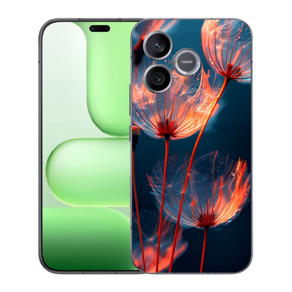 Gélový kryt mmCase na Honer 600 Lite - svetielkujúce páperie