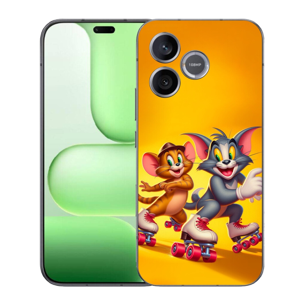 Gélový kryt mmCase na Honer 600 Lite - tom a jerry
