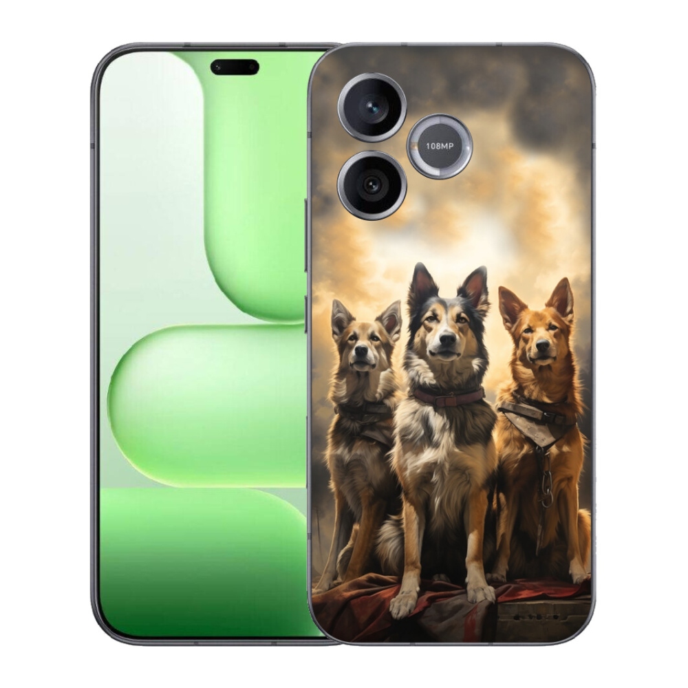 Gélový kryt mmCase na Honer 600 Lite - tri psy