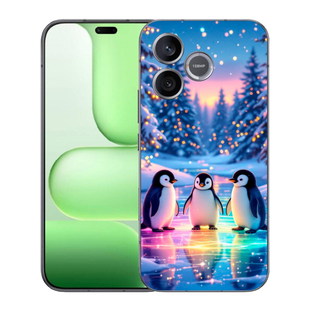 Gélový kryt mmCase na Honer 600 Lite - tučniaky