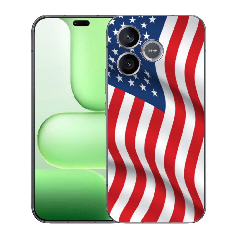 Gélový kryt mmCase na Honer 600 Lite - USA vlajka