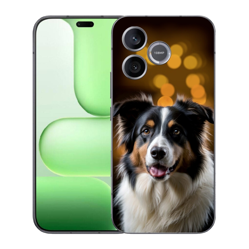 Gélový kryt mmCase na Honer 600 Lite - usmievavý austrálsky ovčiak