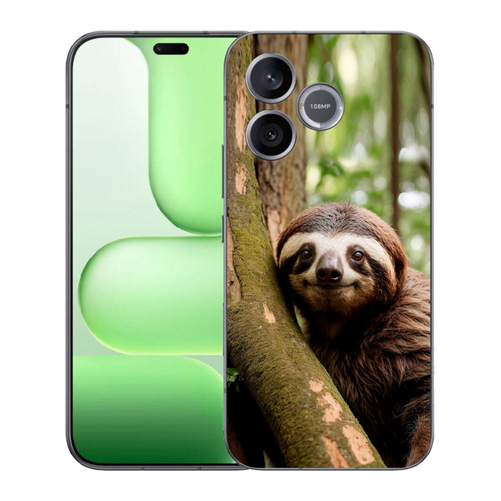 Gélový kryt mmCase na Honer 600 Lite - usmievavý leňochod