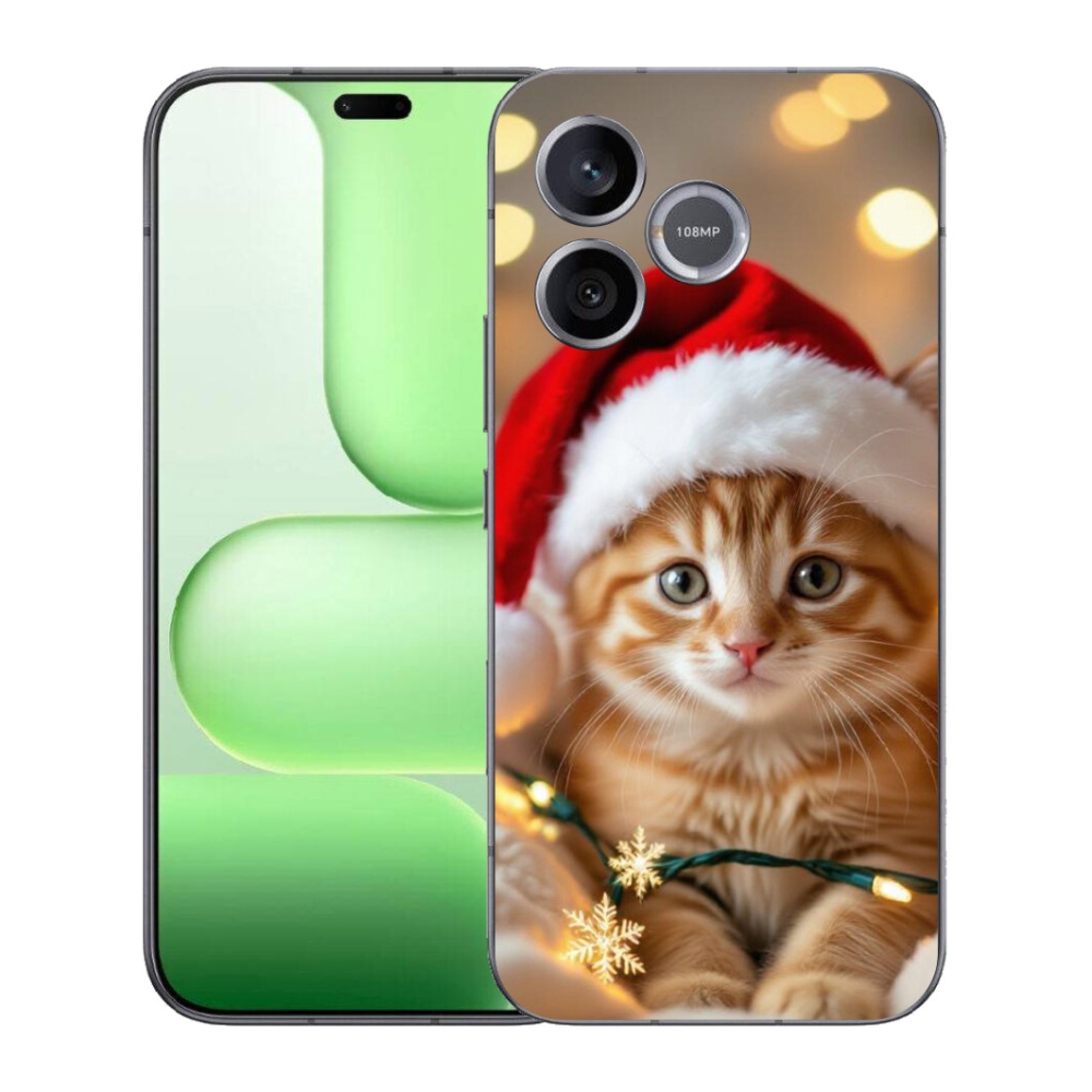 Gélový kryt mmCase na Honer 600 Lite - vianočné mačiatko