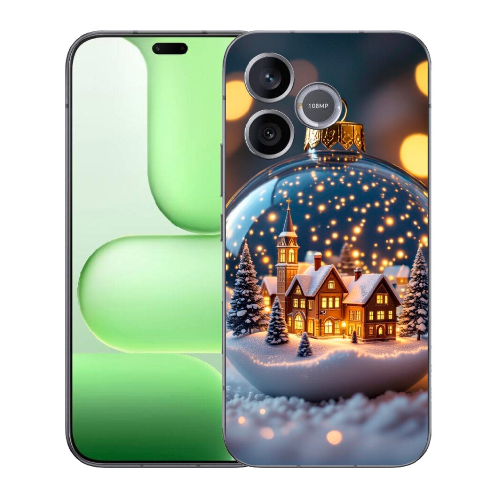 Gélový kryt mmCase na Honer 600 Lite - vianočné gule 4