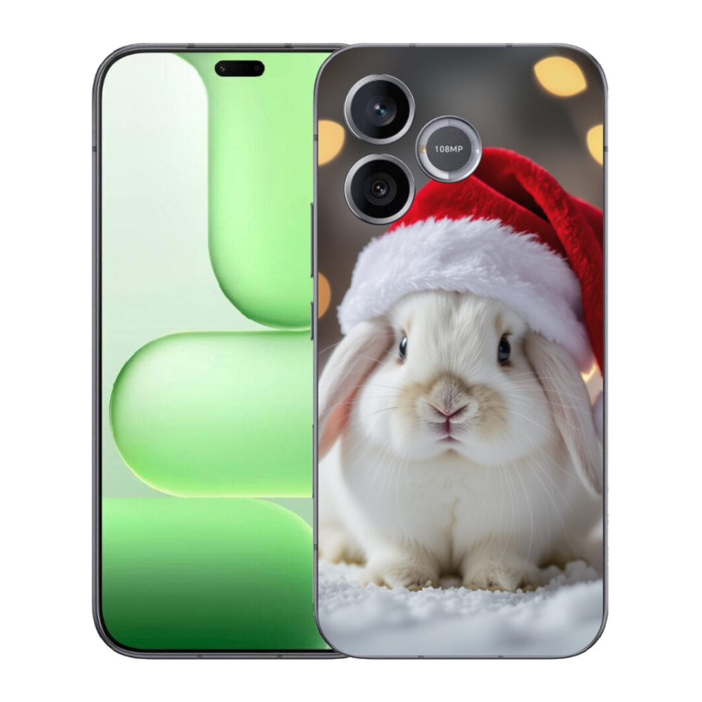 Gélový kryt mmCase na Honer 600 Lite - vianočný králik