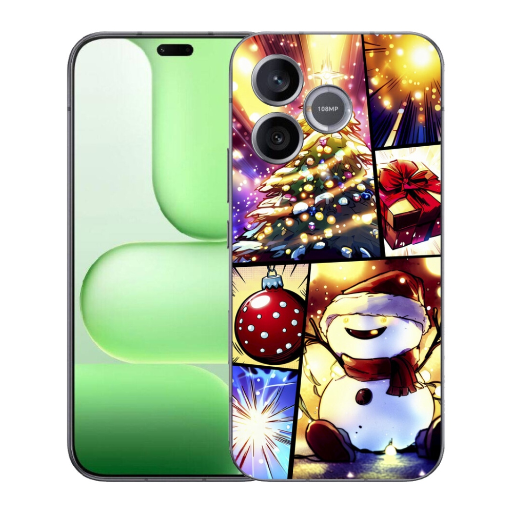 Gélový kryt mmCase na Honer 600 Lite - vianočné motívy 1