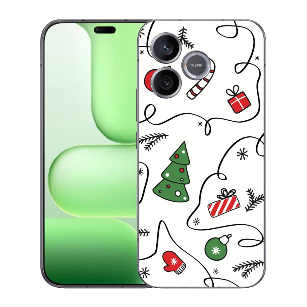 Gélový kryt mmCase na Honer 600 Lite - vianočné motívy