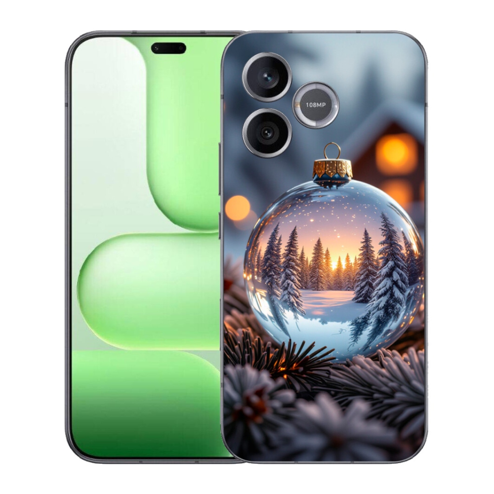 Gélový kryt mmCase na Honer 600 Lite - vianočná ozdoba