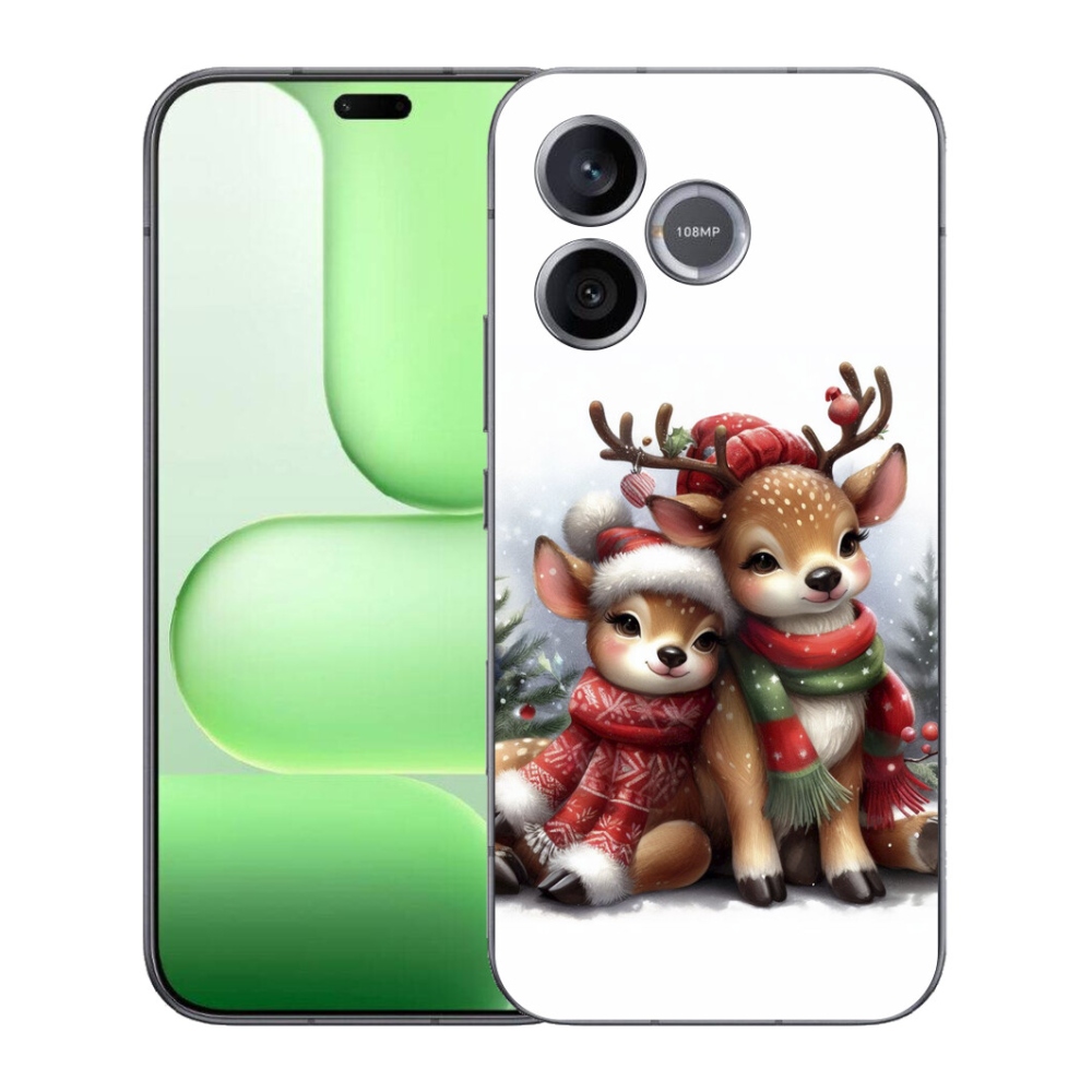 Gélový kryt mmCase na Honer 600 Lite - vianočné soby
