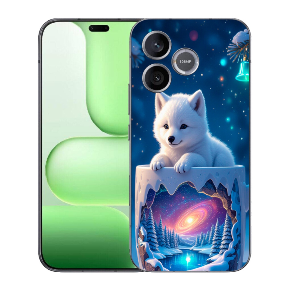 Gélový kryt mmCase na Honer 600 Lite - vianočné šteňa