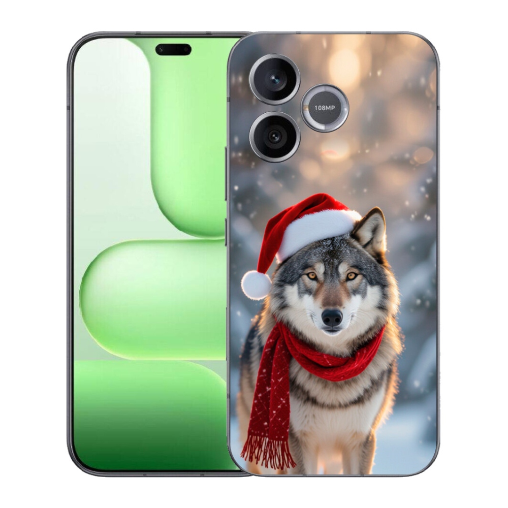 Gélový kryt mmCase na Honer 600 Lite - vianočný vlk