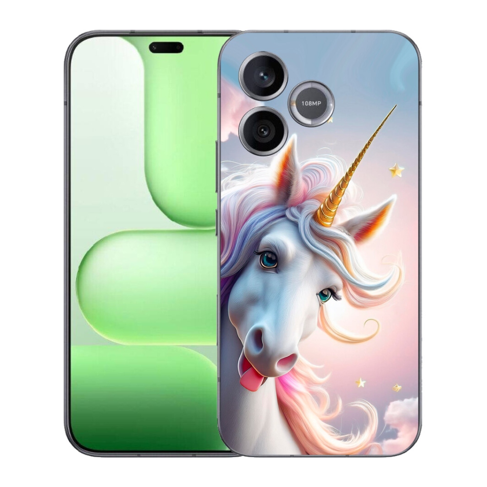Gélový kryt mmCase na Honer 600 Lite - veselý jednorožec