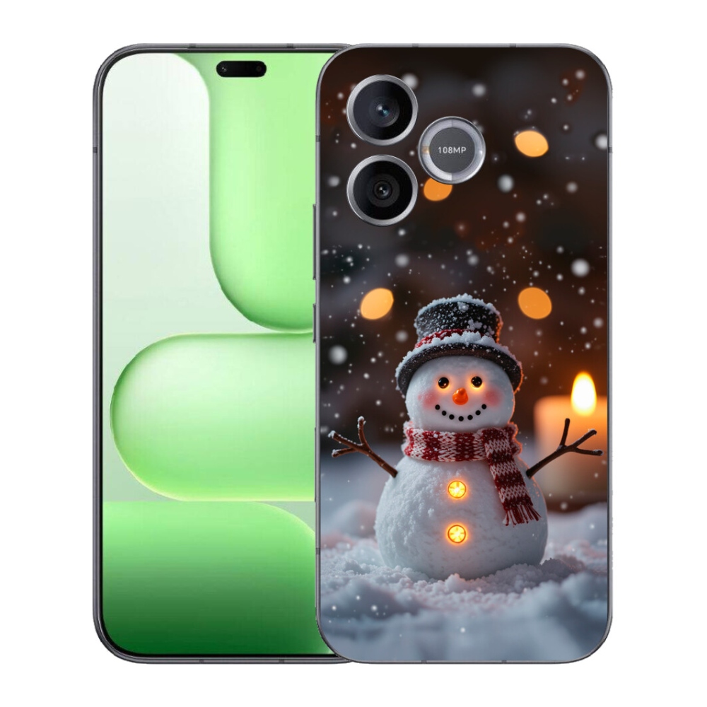 Gélový kryt mmCase na Honer 600 Lite - veselý snehuliak